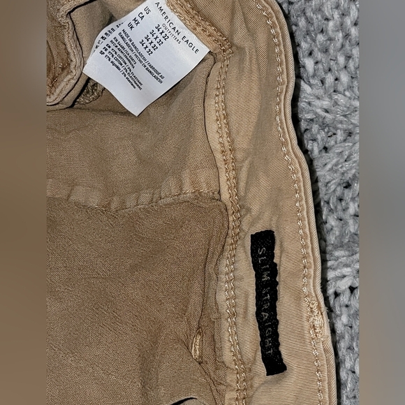 Next Level Flex American Eagle Slim Straight Pants Size 34x32 - Picture 7 of 7